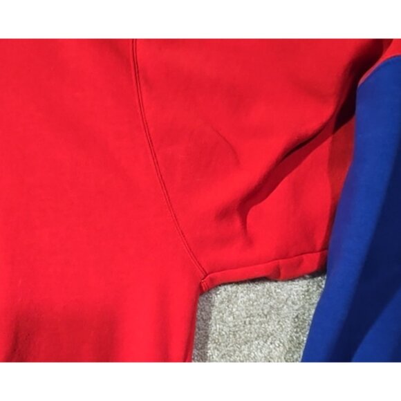 Vintage Starter Detroit Pistons Sweatshirt 80's Color Block Embroidered Men's XL - Picture 11 of 16